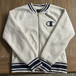 Champion Cream and Navy Jacket